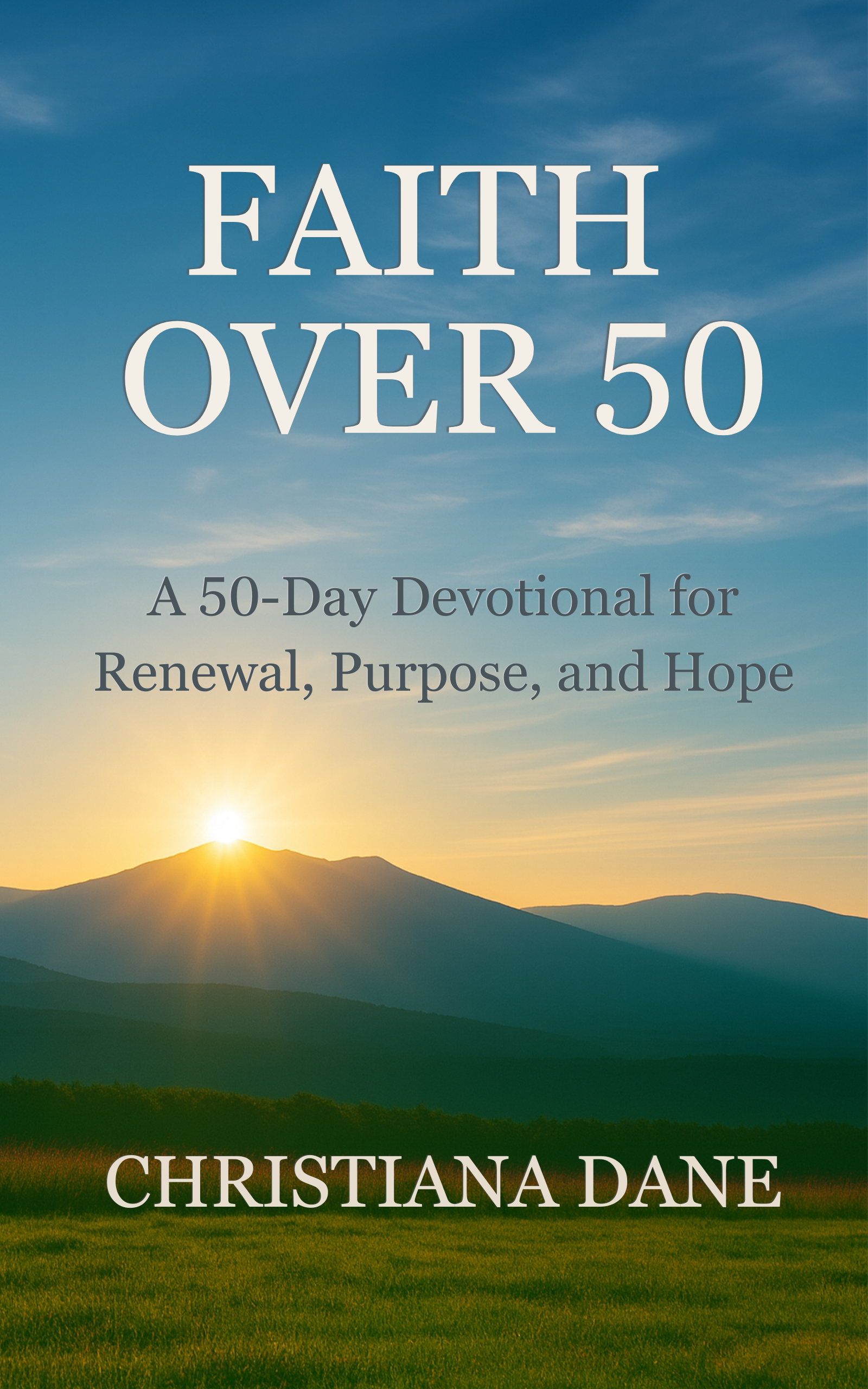 Faith Over 50 book cover by Christiana Dane